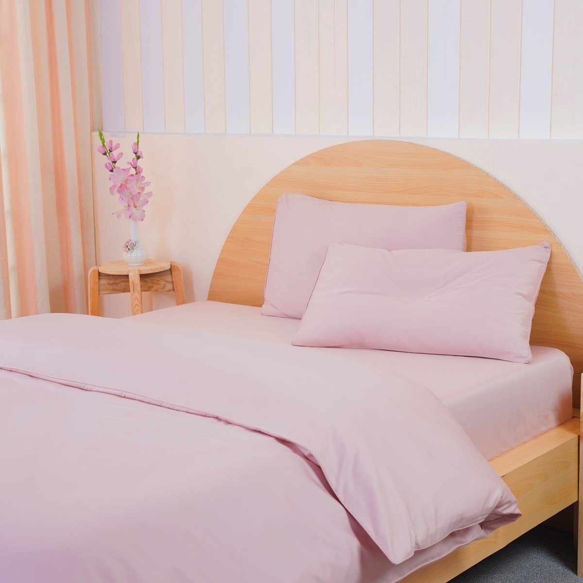 Ackly Bamboo - Blush Duvet Cover - SHEET STORY - 2