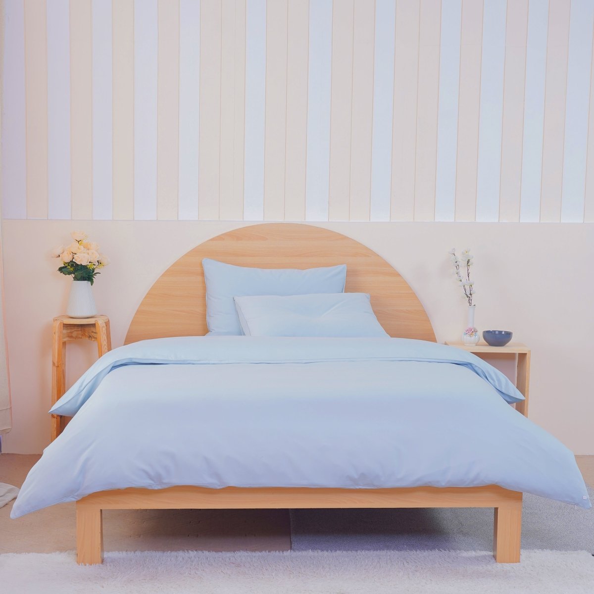 Ackly Bamboo - Sky Duvet Cover - SHEET STORY - 4