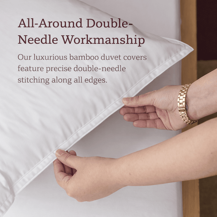 Loomshire White Bamboo Duvet Cover - Edit 1 - SHEET STORY - 5