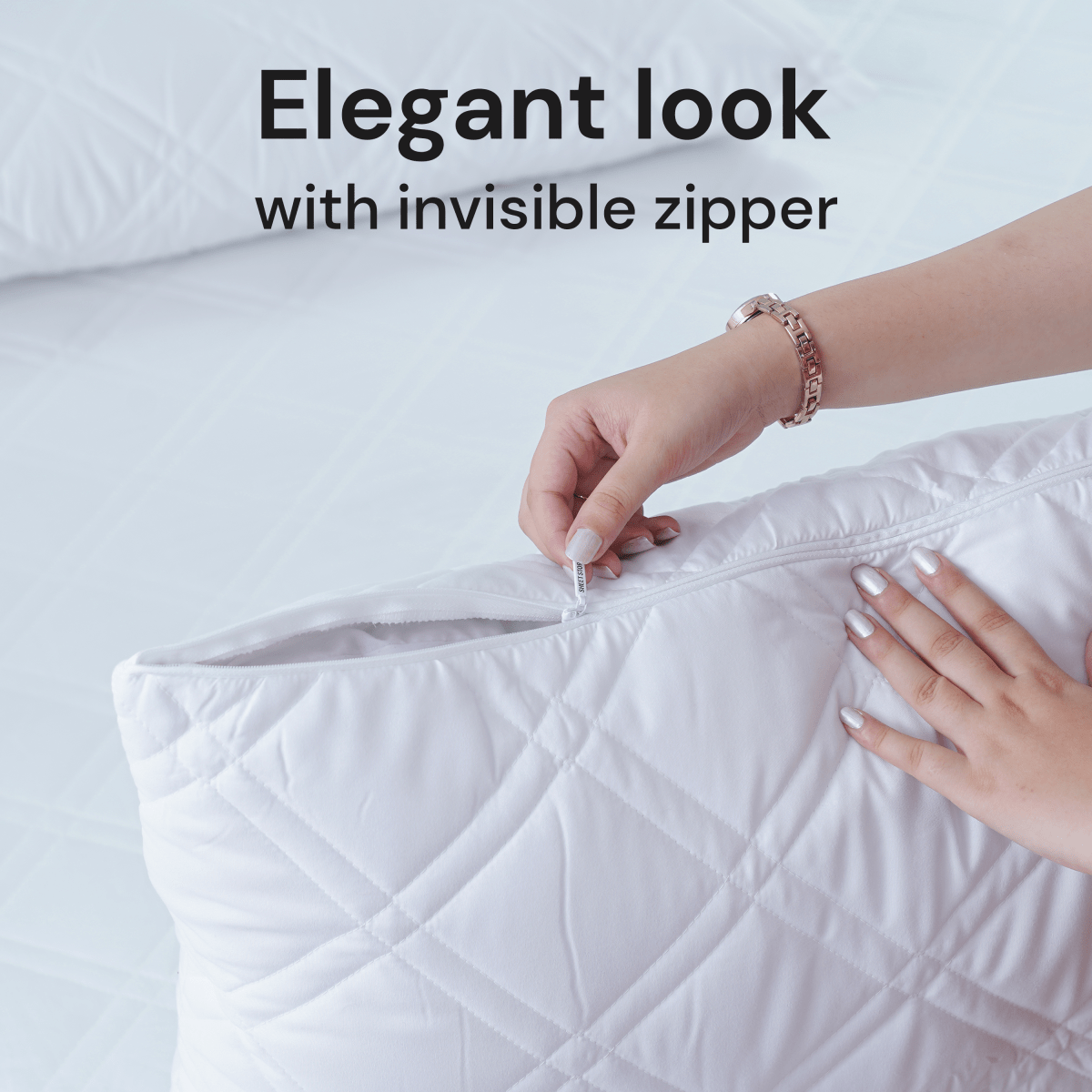 Quilted Pillow Protectors - SHEET STORY - 7