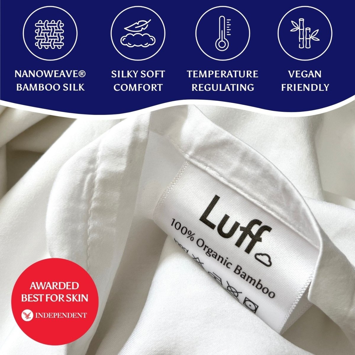 100% Organic Bamboo Silk Duvet Set - SHEET STORY - 11