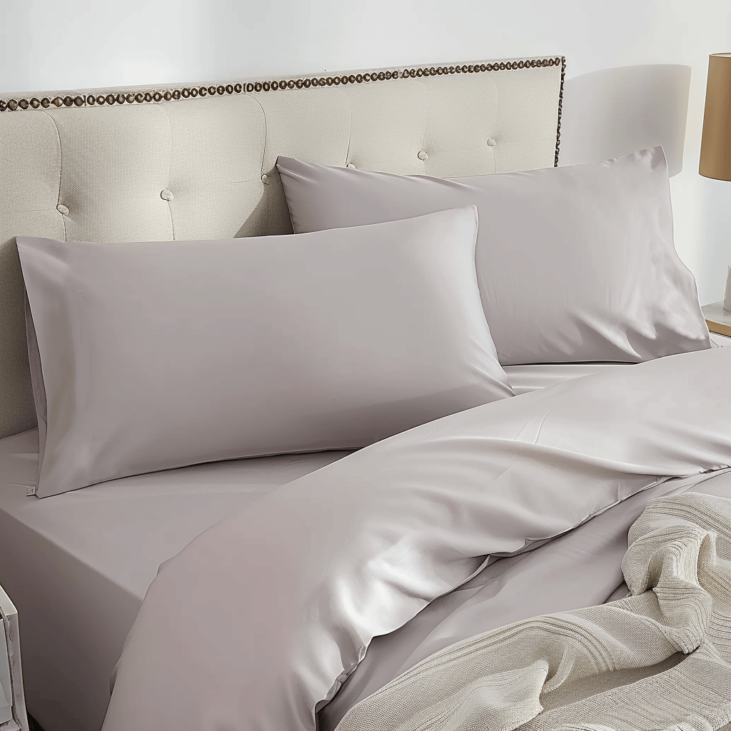 100% Organic Bamboo Silk Pillowcases (2 Pack) - SHEET STORY - 11