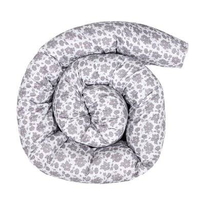 12 Ft Maternity Pillow Case - Grey Floral