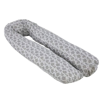 12 Ft Maternity Pillow Case - Grey Floral - SHEET STORY - 5