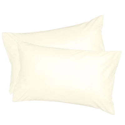Egyptian Cotton Pillowcases in Cream (2 pack)