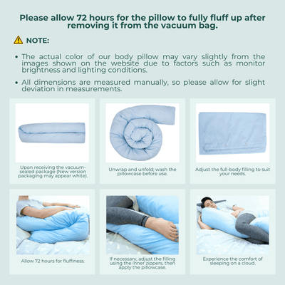 9ft Maternity Pregnancy Support Pillow - No Case - SHEET STORY - 7