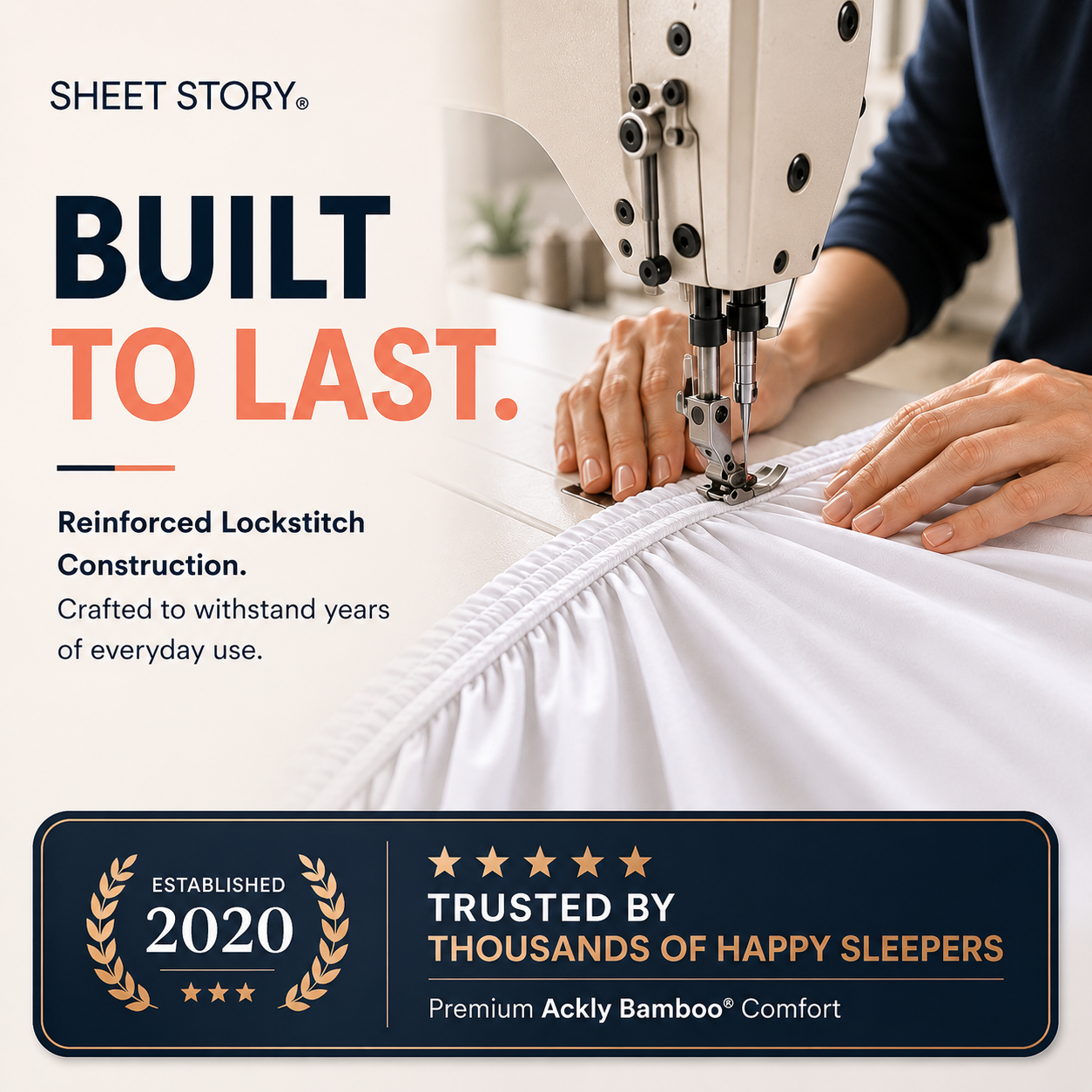Ackly Bamboo - White Fitted Sheet