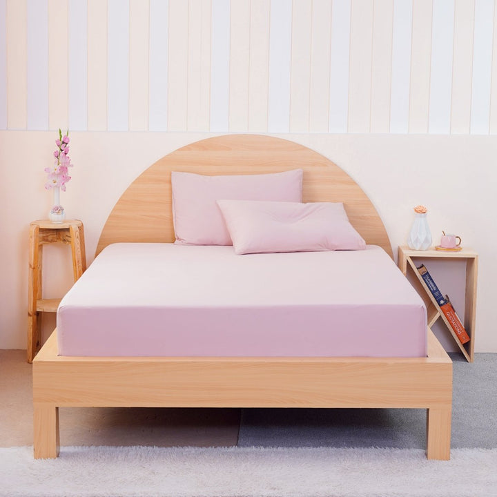 Ackly Bamboo - Blush Bedding Set - SHEET STORY - 4