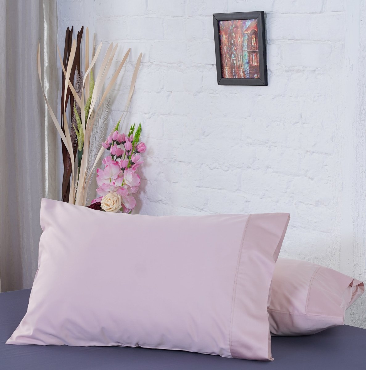 Ackly Bamboo - Blush Pillowcases x 2 - SHEET STORY - 4