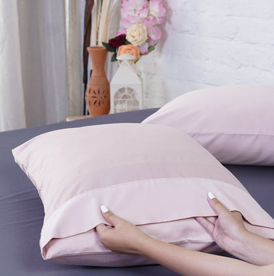 Ackly Bamboo - Blush Pillowcases x 2 - SHEET STORY - 3