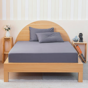 Ackly Bamboo - Charcoal Fitted Sheet - SHEET STORY - 6