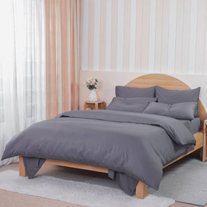 Ackly Bamboo - Charcoal Fitted Sheet - SHEET STORY - 7