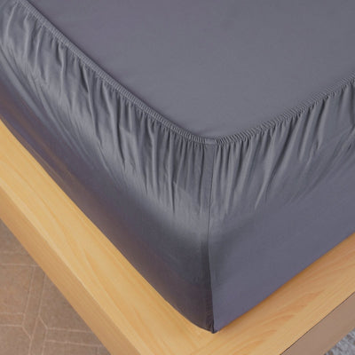 Ackly Bamboo - Charcoal Fitted Sheet - SHEET STORY - 3