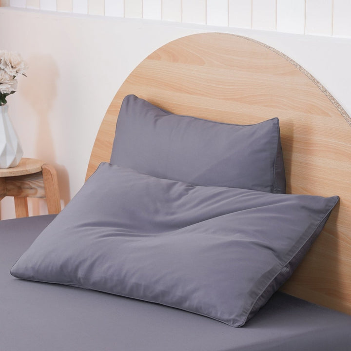 Ackly Bamboo - Charcoal Pillowcases Pair - SHEET STORY - 1