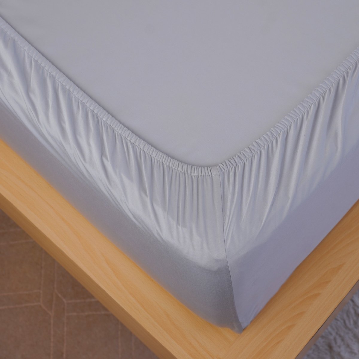 Ackly Bamboo - Dove Grey Fitted Sheet - SHEET STORY - 4