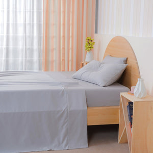 Ackly Bamboo - Dove Grey Flat Sheet - SHEET STORY - 2
