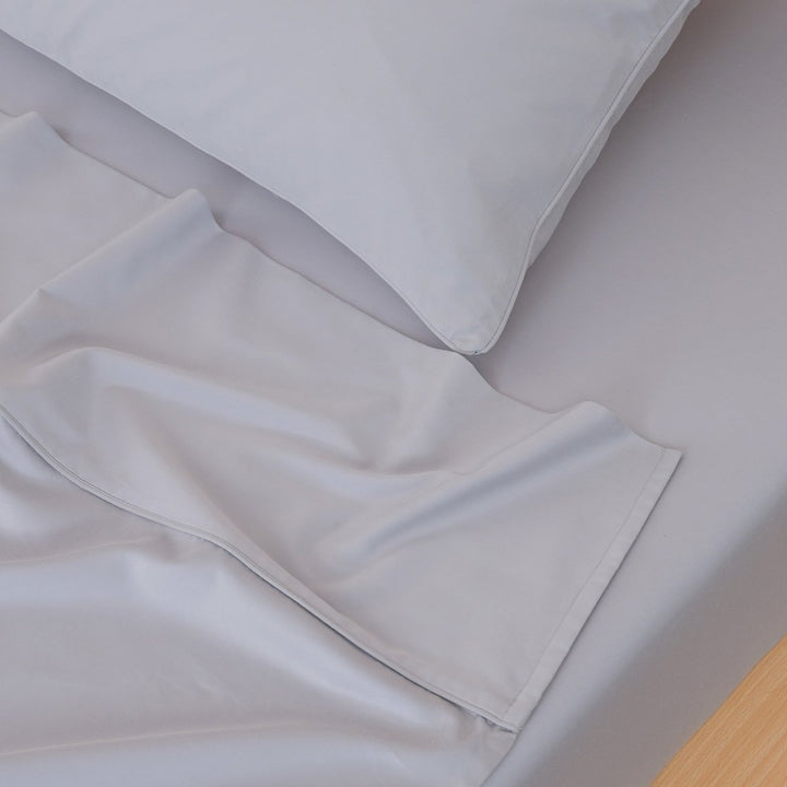 Ackly Bamboo - Dove Grey Flat Sheet - SHEET STORY - 5