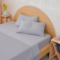 Ackly Bamboo - Dove Grey Flat Sheet - SHEET STORY - 3