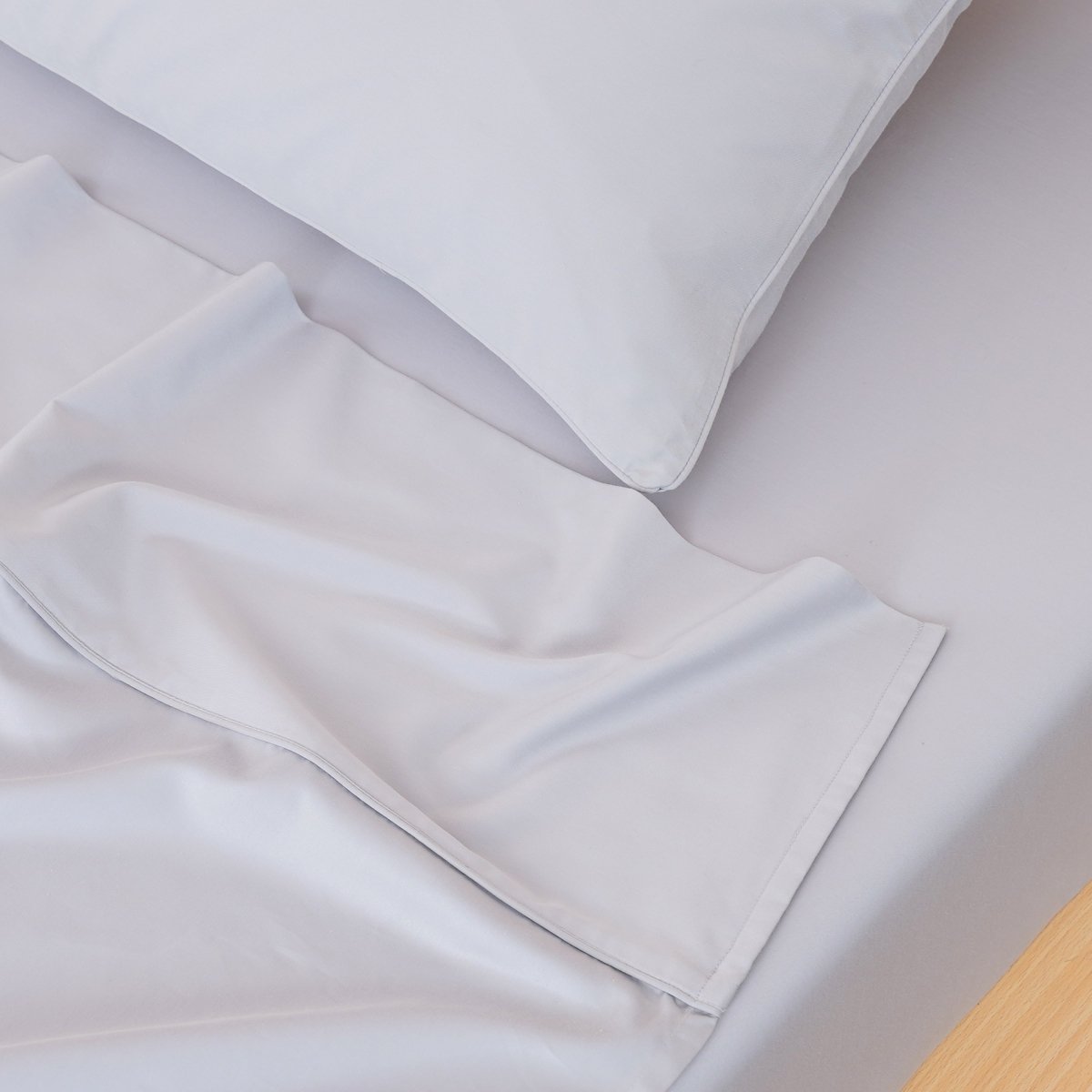 Ackly Bamboo - Dove Grey Flat Sheet - SHEET STORY - 3