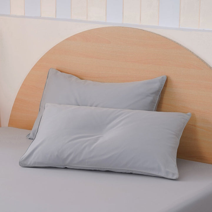 Ackly Bamboo - Dove Grey Pillowcases Pair - SHEET STORY - 1