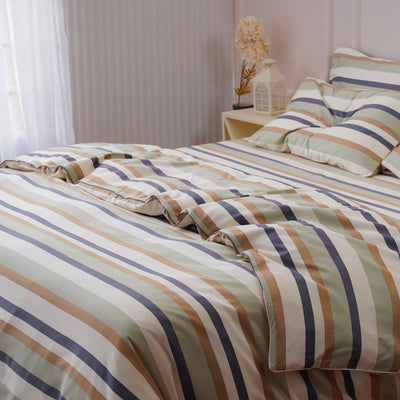 Ackly Bamboo - Harmony Stripe Bedding Set - SHEET STORY - 10