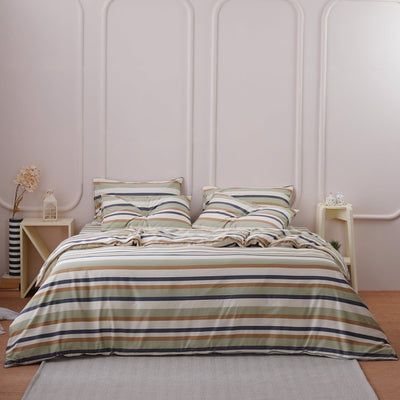 Ackly Bamboo - Harmony Stripe Duvet Cover - SHEET STORY - 1