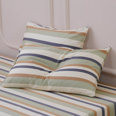 Ackly Bamboo - Harmony Stripe Pillowcases Pair - SHEET STORY - 1