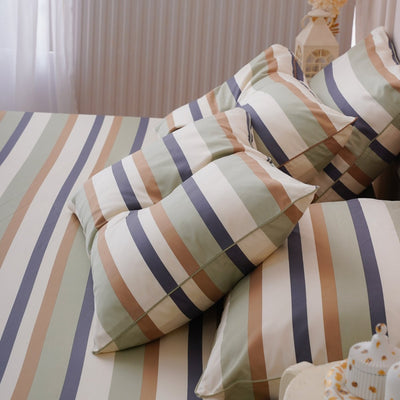 Ackly Bamboo - Harmony Stripe Pillowcases Pair - SHEET STORY - 3