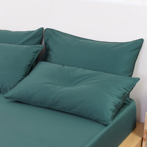 Ackly Bamboo - Royal Green Bedding Set - SHEET STORY - 2