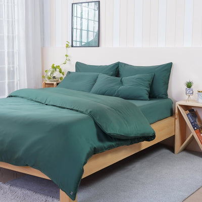 Ackly Bamboo - Royal Green Duvet Cover - SHEET STORY - 3