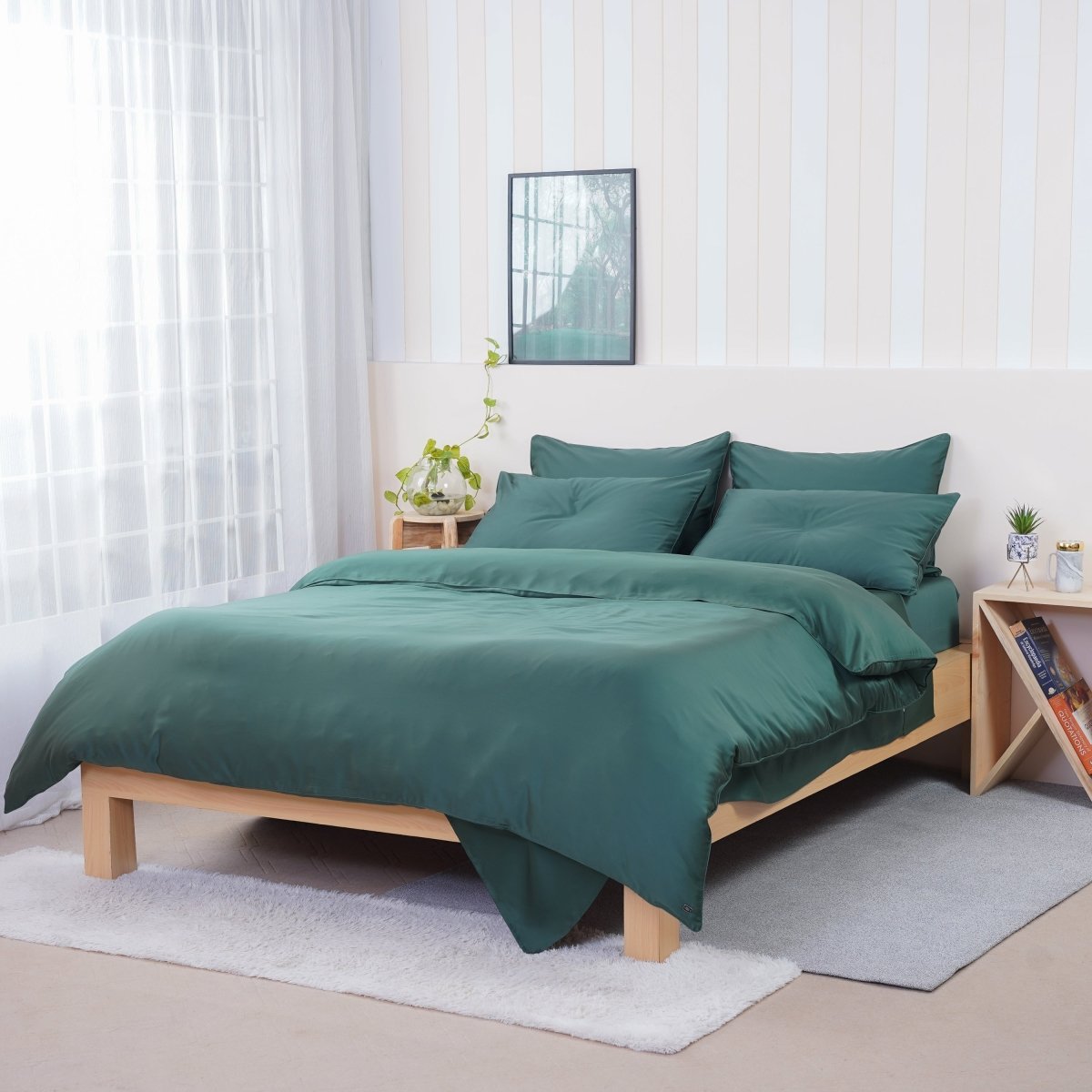 Ackly Bamboo - Royal Green - SHEET STORY - 1