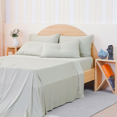 Ackly Bamboo - Sage Bedding Set - SHEET STORY - 8