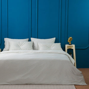 Ackly Bamboo - Sage Checkerboard Fitted Sheet - SHEET STORY - 7