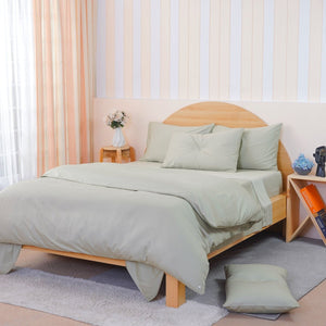 Ackly Bamboo - Sage Duvet Cover - SHEET STORY - 2