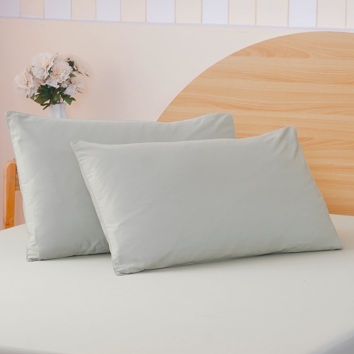 Ackly Bamboo - Sage Pillowcases x 2 - SHEET STORY - 5