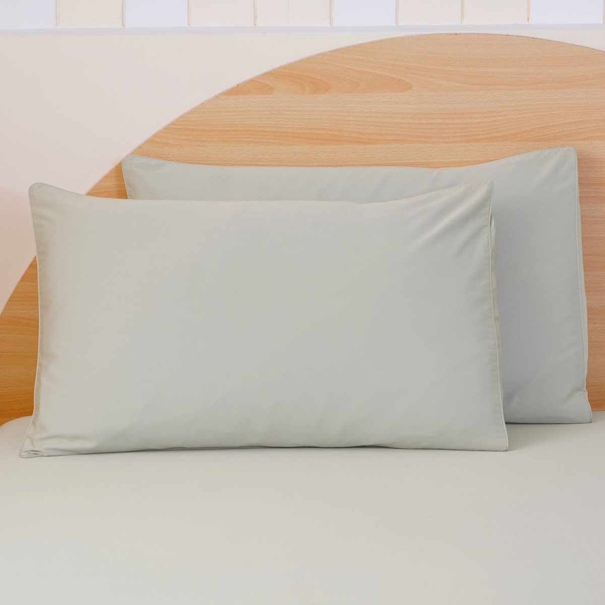 Ackly Bamboo - Sage Pillowcases x 2 - SHEET STORY - 3