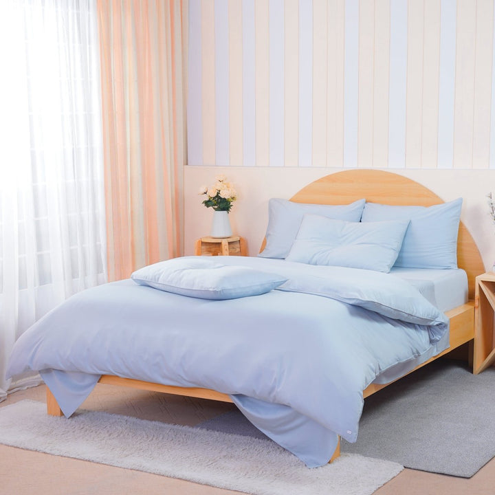 Ackly Bamboo - Sky Duvet Cover - SHEET STORY - 5