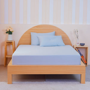 Ackly Bamboo - Sky Fitted Sheet - SHEET STORY - 6