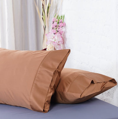 Ackly Bamboo - Terracotta Pillowcases x 2 - SHEET STORY - 6