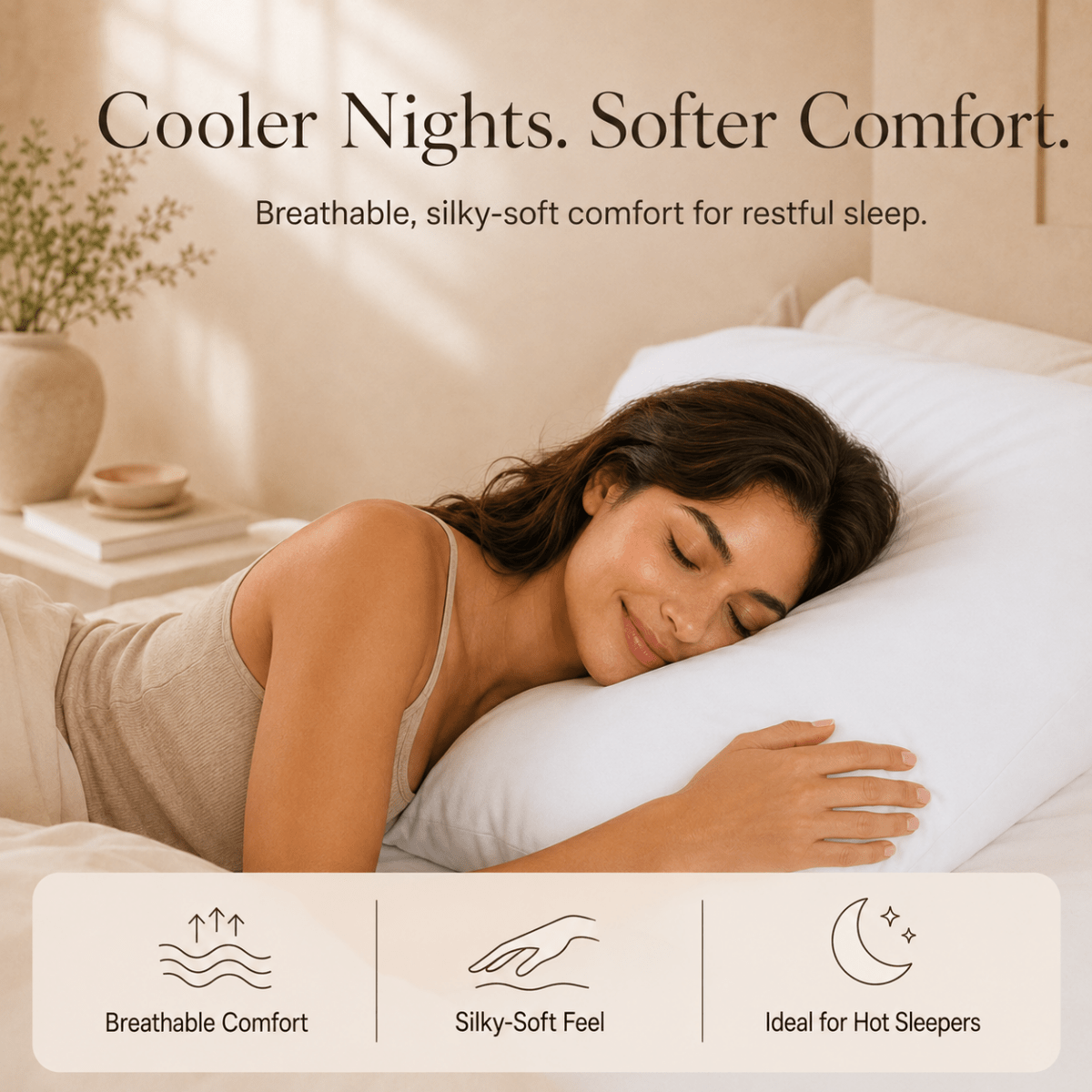 Ackly Bamboo - White Duvet Cover & Pillowcases Set - SHEET STORY - 7