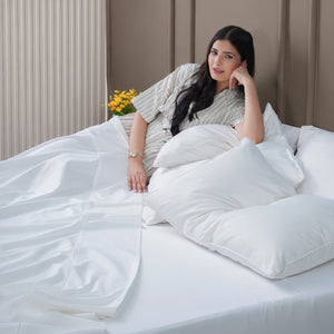 Ackly Bamboo - White Flat Sheet - SHEET STORY - 5