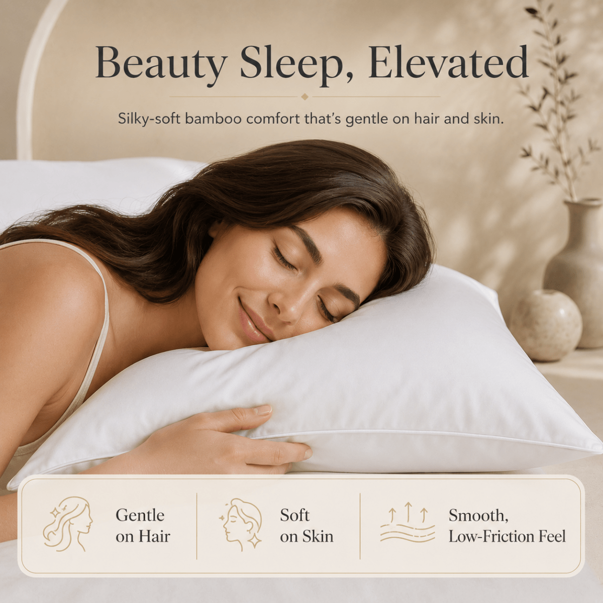 Ackly Bamboo - White Pillowcases Pair - SHEET STORY - 3