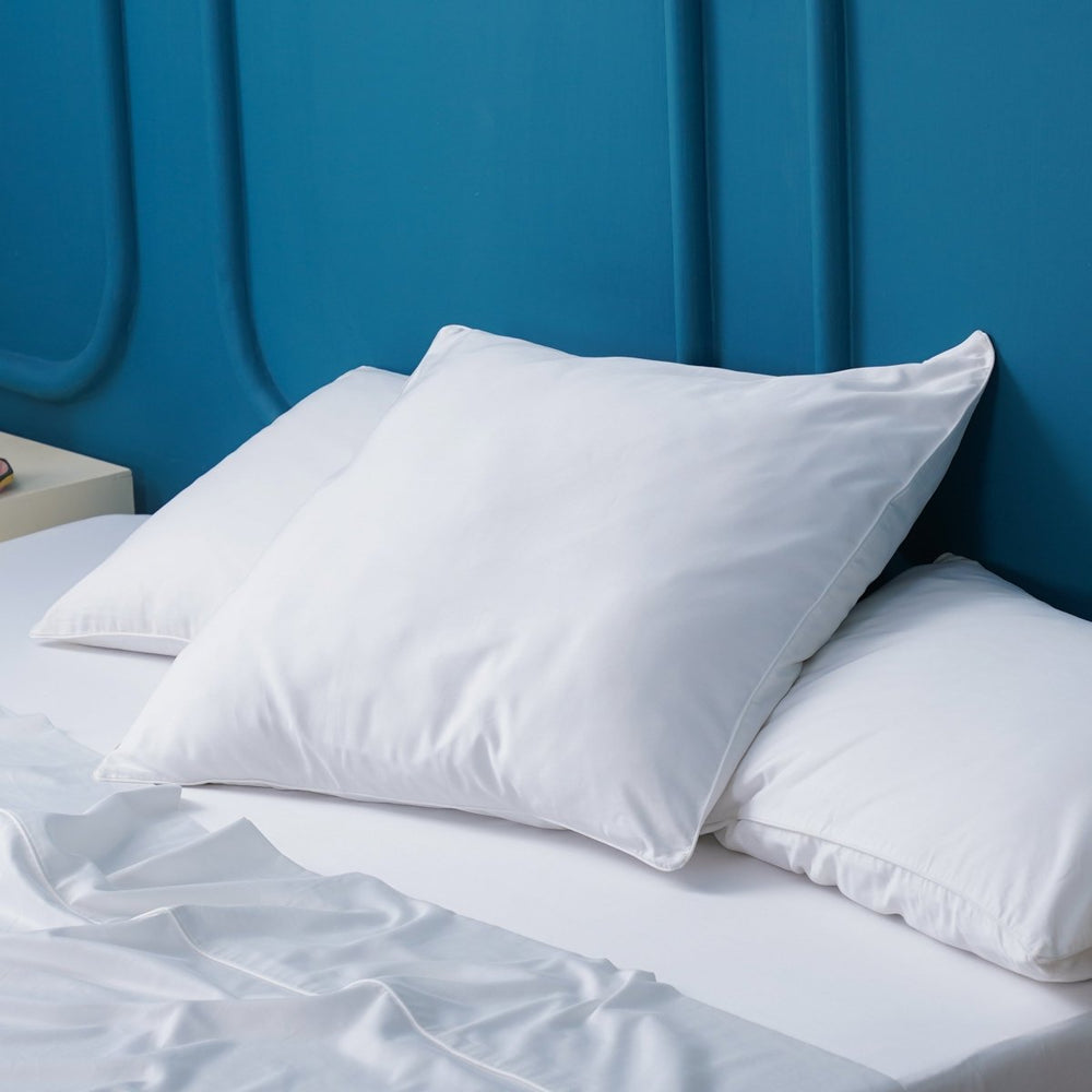 Ackly Bamboo - White Pillowcases Pair - SHEET STORY - 7