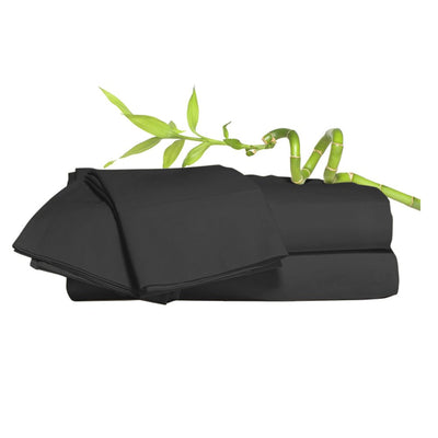 Bamboo Duvet Bed Set in Black - SHEET STORY - 1