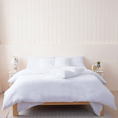 Bella Flannelette - White Bedding Set - SHEET STORY - 1