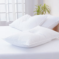 Bella Flannelette - White Pillowcases x 2 - SHEET STORY - 4