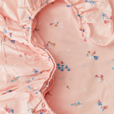 Blossom Organic Cotton Fitted Sheet - SHEET STORY - 1