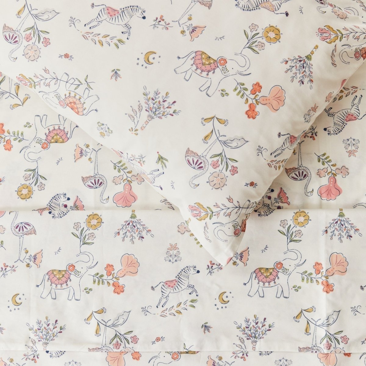 Boho Organic Cotton Duvet Cover & Pillowcase - SHEET STORY - 8