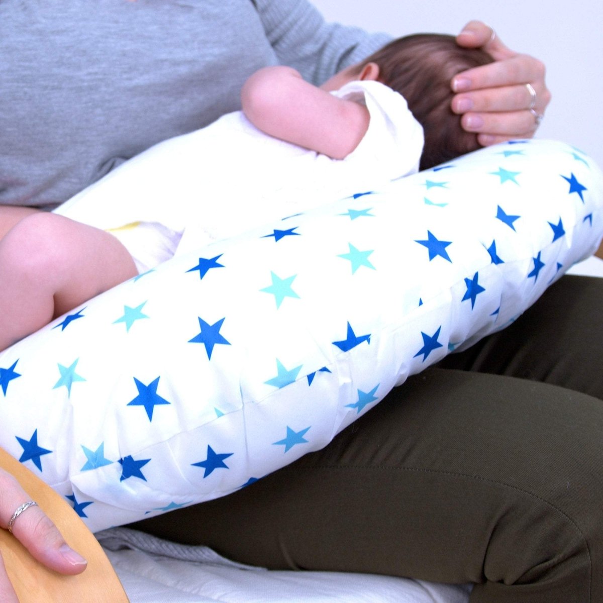 Breast Feeding Maternity Nursing Pillow - Little Star Blue - SHEET STORY - 7