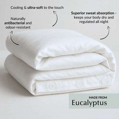 Cool & Comfy Silk Duvet Cover (Eucalyptus) - SHEET STORY - 2